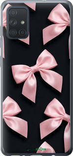 Силиконовый чехол Coquette Ribbons Dark Coquette для Samsung Galaxy A71 2020 A715F - 6767u-1826 изображение 