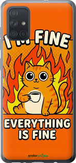 2D пластиковий чехол Funny Cat для Samsung Galaxy A71 2020 A715F - 6786t-1826 изображение 