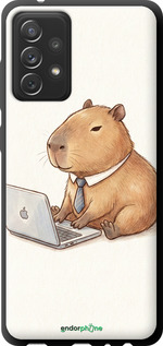 TPU чехол Funny Capybara CEO Working для Samsung Galaxy A72 A725F - 6777b-2247 изображение 
