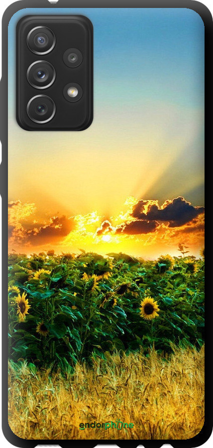 

TPU чорний чохол "Україна" для Samsung Galaxy A72 A725F