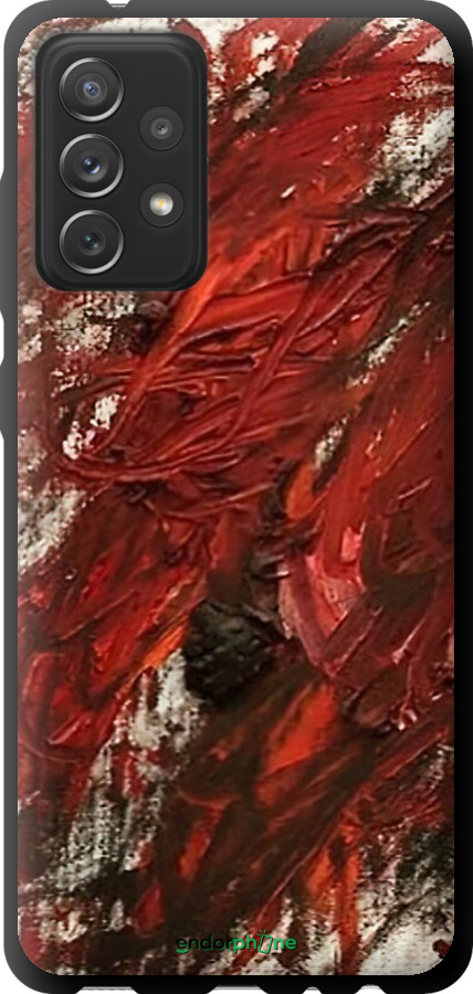 TPU чехол Абстрактная композиция в красных тонах для Samsung Galaxy A72 A725F - 6541b-2247 изображение 