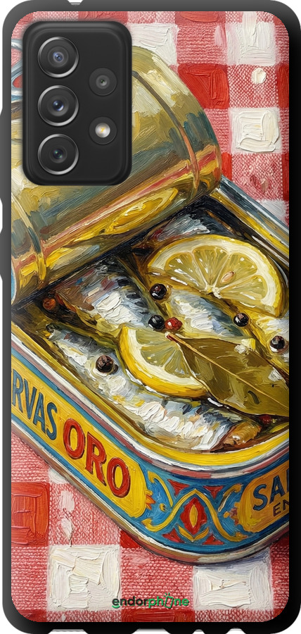 TPU чехол Vintage Sardine Tin Phone для Samsung Galaxy A72 A725F - 6772b-2247 изображение 