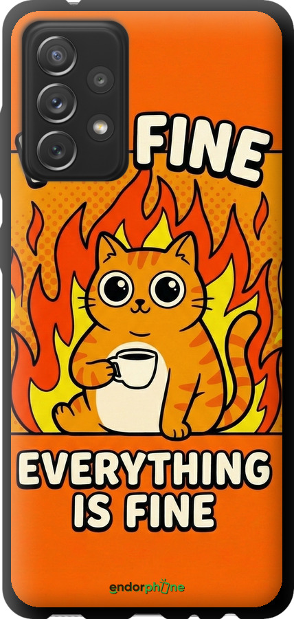 TPU чехол Funny Cat для Samsung Galaxy A72 A725F - 6786b-2247 изображение 