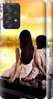 3D пластиковый матовый чехол Sunset для Samsung Galaxy A72 A725F - 6607m-2247 изображение 