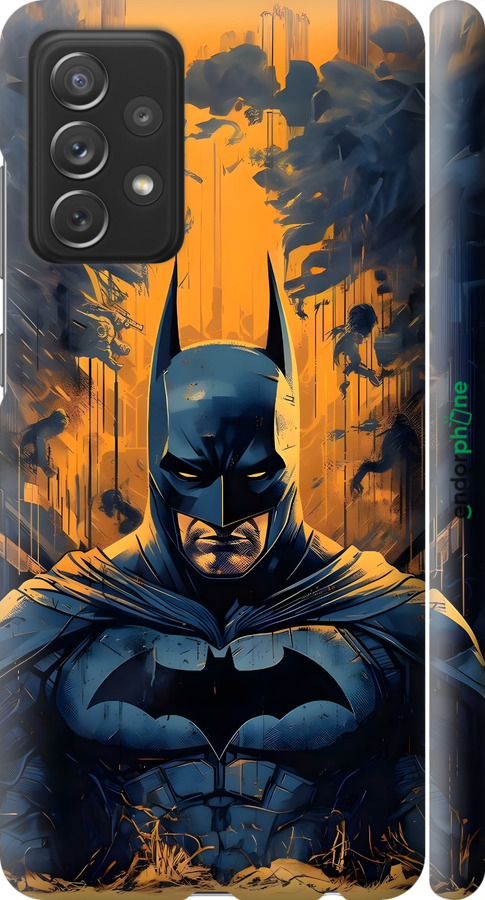 3D пластиковый матовый чехол Бэтмен для Samsung Galaxy A72 A725F - 6335m-2247 изображение 