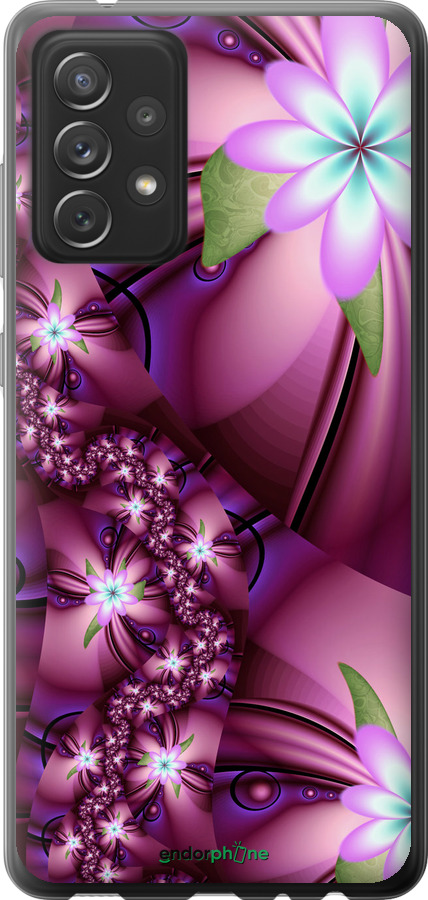 

Силіконовий чохол "Квіткова мозаїка" для Samsung Galaxy A72 A725F, Рожевий