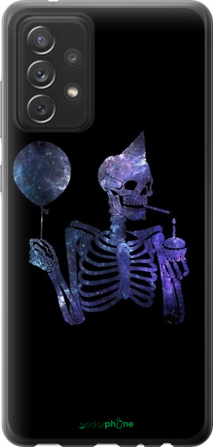 2D пластиковий чехол Скелетне мистецтво для Samsung Galaxy A72 A725F - 6536t-2247 изображение 
