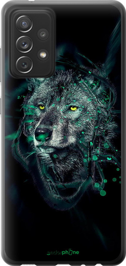 2D пластиковий чехол Wolf для Samsung Galaxy A72 A725F - 6610t-2247 изображение 