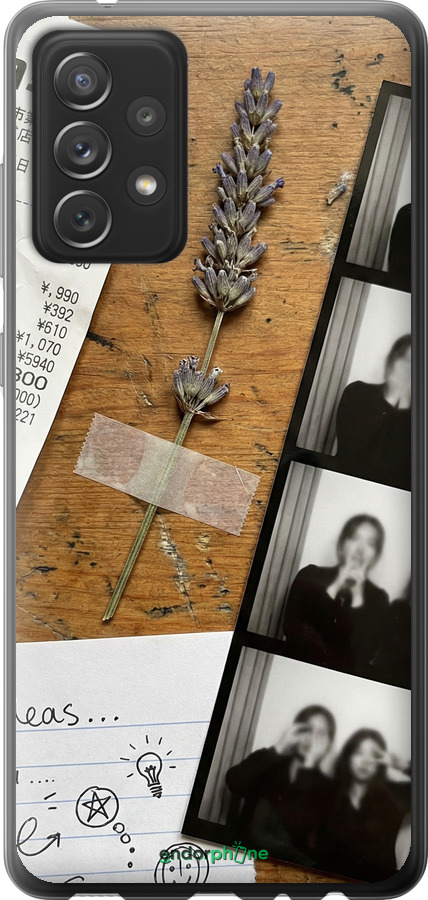 Силіконовий чехол Aesthetic Scrapbook Collage для Samsung Galaxy A72 A725F - 6773u-2247 изображение 