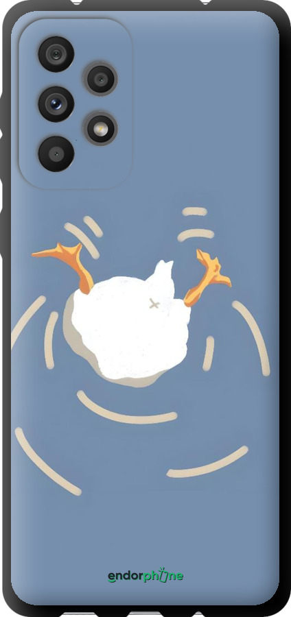 TPU чехол Гусь ныряет для Samsung Galaxy A73 A736B - 6275b-2586 изображение 