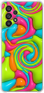 Силикон с усиленными углами чехол Y2K Jelly Dream для Samsung Galaxy A73 A736B - 6780sp-2586 изображение 