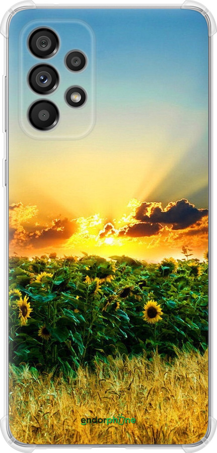 

Силіконовий протиударний с посиленими кутами чохол "Україна" для Samsung Galaxy A73 A736B