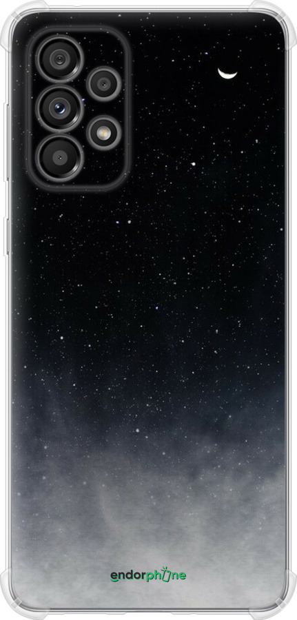 Силикон с усиленными углами чехол Сині хмари, Синій місяць для Samsung Galaxy A73 A736B - 6396sp-2586 изображение 