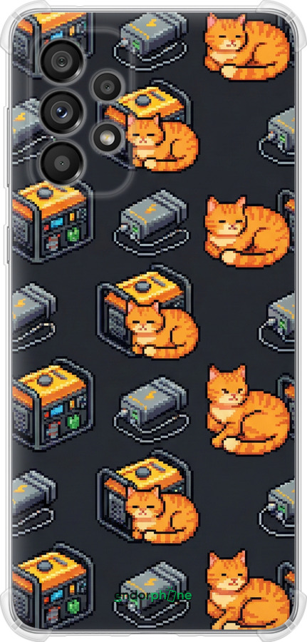 Силикон с усиленными углами чехол Autonomous Zone для Samsung Galaxy A73 A736B - 6771sp-2586 изображение 