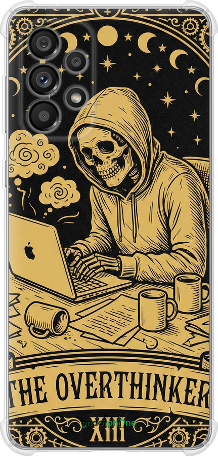 Силикон с усиленными углами чехол The Overthinker для Samsung Galaxy A73 A736B - 6774sp-2586 изображение 