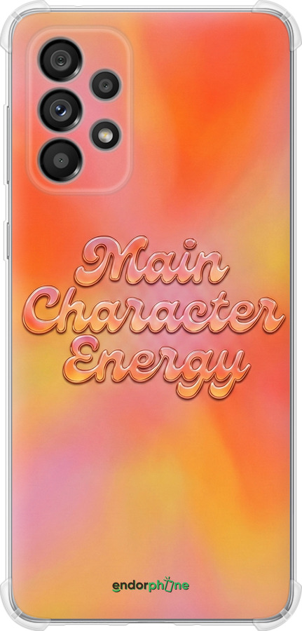 Силикон с усиленными углами чехол Aura Gradient Main Character Energy Aesthetic Y2K для Samsung Galaxy A73 A736B - 6783sp-2586 изображение 