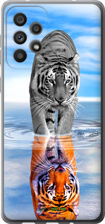 Силиконовый чехол Тигр для Samsung Galaxy A73 A736B - 6016u-2586 изображение 