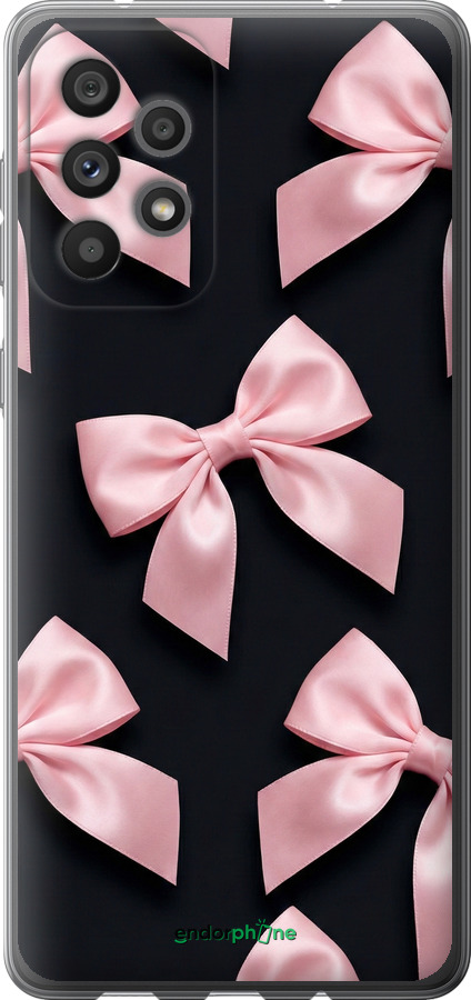 Силіконовий чехол Coquette Ribbons Dark Coquette для Samsung Galaxy A73 A736B - 6767u-2586 изображение 