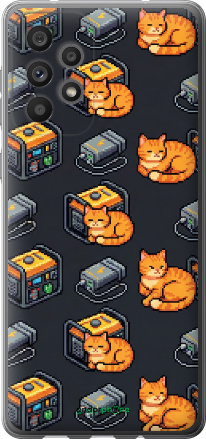 Силіконовий чехол Autonomous Zone для Samsung Galaxy A73 A736B - 6771u-2586 изображение 