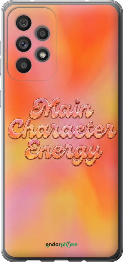 Силиконовый чехол Aura Gradient Main Character Energy Aesthetic Y2K для Samsung Galaxy A73 A736B - 6783u-2586 изображение 