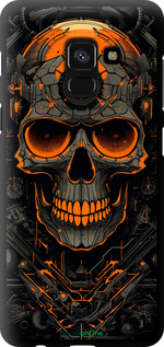 TPU чехол Череп для Samsung Galaxy A8 2018 A530F - 5952b-1344 изображение 
