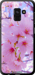 TPU чехол Сакура для Samsung Galaxy A8 2018 A530F - 6029b-1344 изображение 