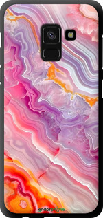 TPU чехол Мрамор 2 для Samsung Galaxy A8 2018 A530F - 6307b-1344 изображение 