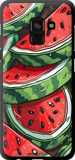 TPU чехол Арбуз для Samsung Galaxy A8 2018 A530F - 6315b-1344 изображение 