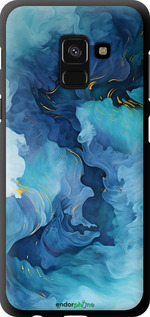 TPU чехол Акварель для Samsung Galaxy A8 2018 A530F - 6320b-1344 изображение 