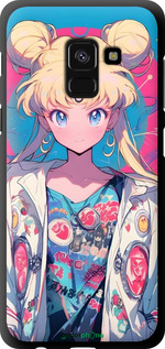 TPU чехол Сейлор Мун 2 для Samsung Galaxy A8 2018 A530F - 6351b-1344 изображение 