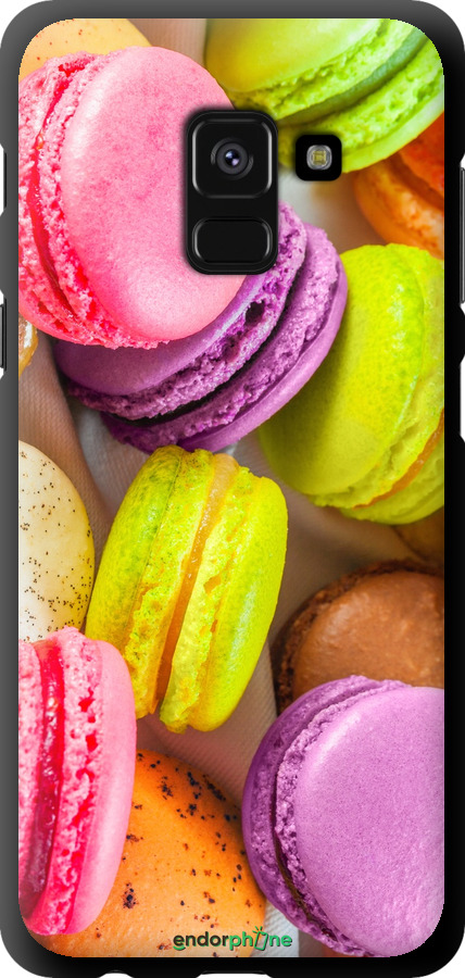

Coque du TPU noir "Macarons" pour Samsung Galaxy A8 2018 A530F, Jaune