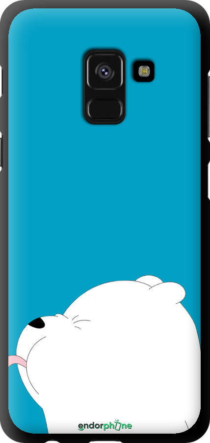 TPU чехол Мишка 1 для Samsung Galaxy A8 2018 A530F - 4358b-1344 изображение 