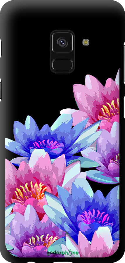 TPU чехол Лотос для Samsung Galaxy A8 2018 A530F - 4862b-1344 изображение 