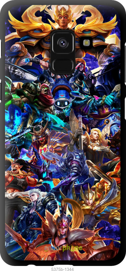 TPU чехол № 5375 для Samsung Galaxy A8 2018 A530F - 5375b-1344 изображение 