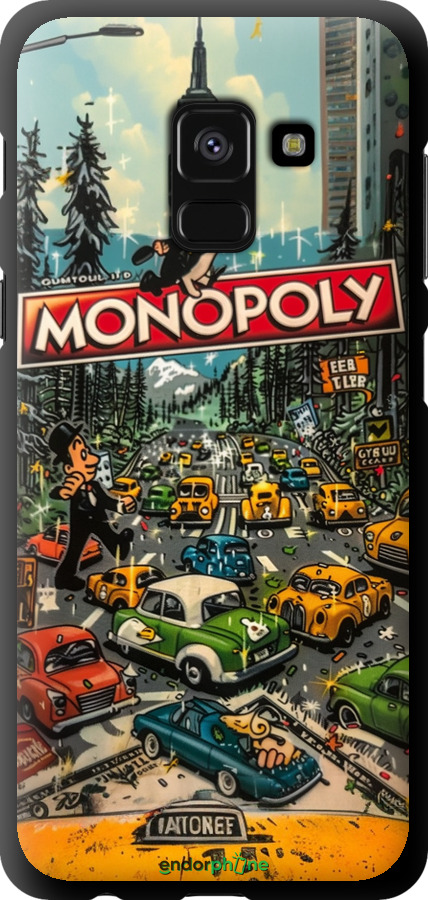 TPU чехол Городской драйв Monopoly для Samsung Galaxy A8 2018 A530F - 6088b-1344 изображение 