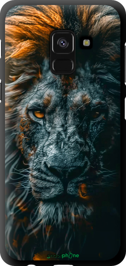 TPU чехол Лев в сумерках для Samsung Galaxy A8 2018 A530F - 6154b-1344 изображение 