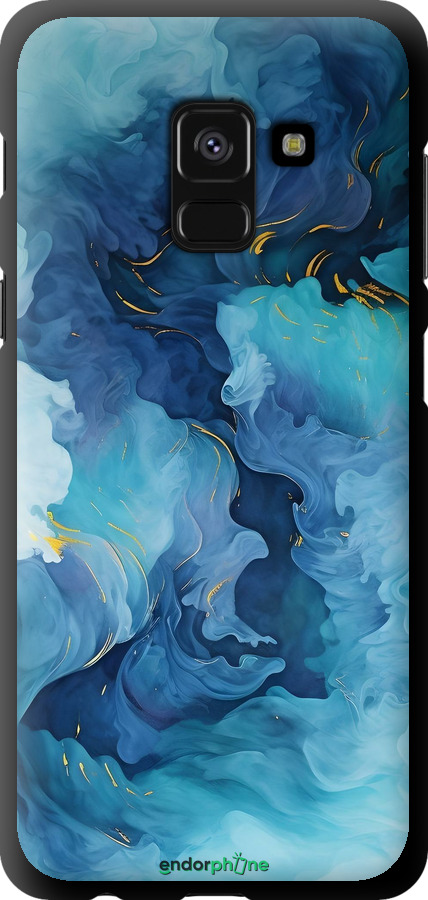 TPU чехол Акварель для Samsung Galaxy A8 2018 A530F - 6320b-1344 изображение 