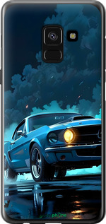 Силіконовий чехол Форд мустанг для Samsung Galaxy A8 2018 A530F - 6374u-1344 изображение 