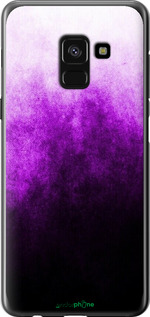 Силиконовый чехол Абстрактная композиция в фиолетовых тонах для Samsung Galaxy A8 2018 A530F - 6478u-1344 изображение 