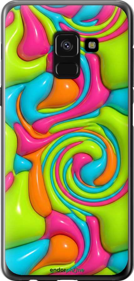 Силіконовий чехол Y2K Jelly Dream для Samsung Galaxy A8 2018 A530F - 6780u-1344 изображение 