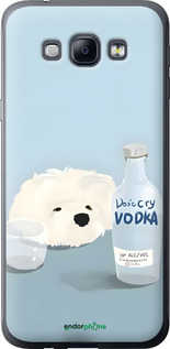 Силиконовый чехол Пес водка для Samsung Galaxy A8 A8000 - 6368u-135 изображение 