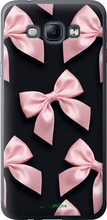 Силиконовый чехол Coquette Ribbons Dark Coquette для Samsung Galaxy A8 A8000 - 6767u-135 изображение 