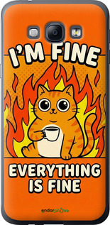 Силиконовый чехол 'Funny Cat' для Samsung Galaxy A8 A8000 изображение 5