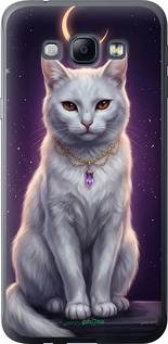Силиконовый чехол Mystic White Cat Gothic Dark Purple Gold для Samsung Galaxy A8 A8000 - 6805u-135 изображение 