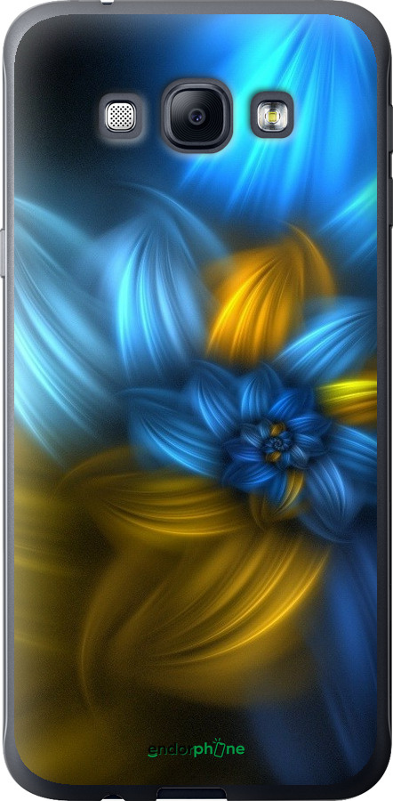 

Силіконовий чохол "Візерунок 46" для Samsung Galaxy A8 A8000, Синій
