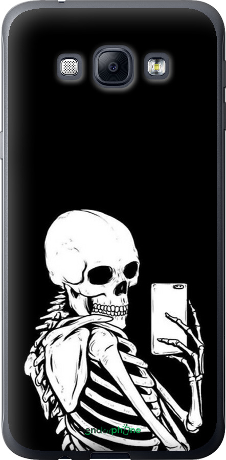 Силіконовий чехол Скелет робить Selfie для Samsung Galaxy A8 A8000 - 6535u-135 изображение 