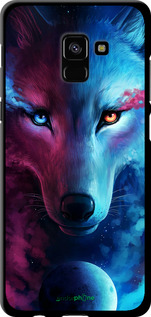 TPU чехол Арт-волк для Samsung Galaxy A8 Plus 2018 A730F - 3999b-1345 изображение 