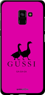 TPU чехол Гуси для Samsung Galaxy A8 Plus 2018 A730F - 4561b-1345 изображение 