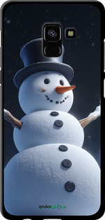 TPU чехол Сніговик для Samsung Galaxy A8 Plus 2018 A730F - 5826b-1345 изображение 