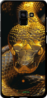 TPU чехол Golden snake для Samsung Galaxy A8 Plus 2018 A730F - 6072b-1345 изображение 